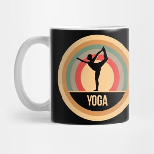 Retro Vintage Yoga Gift For Yogis & Yoginis Mug